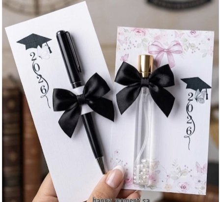 بطاقة قلم تخرج /عطر تخرج