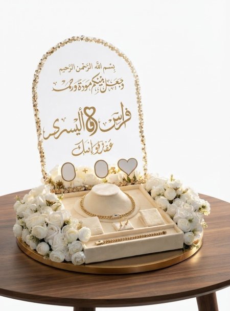 ستاند اكسسوارات عروس انيق مزين