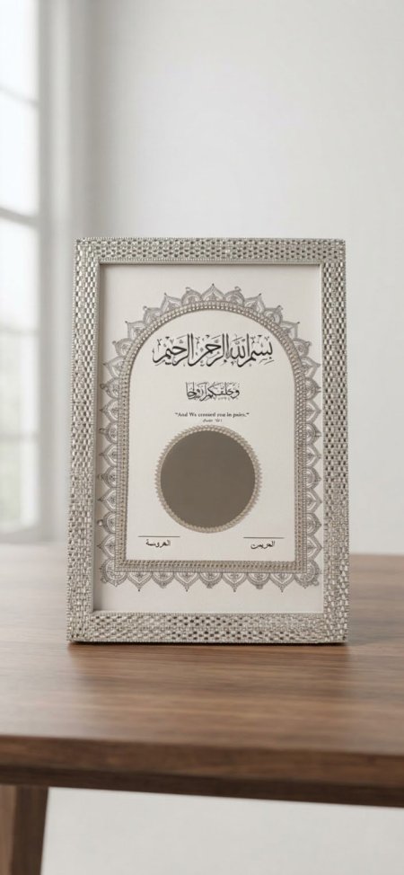 برواز كتب الكتاب مع مراه داير كرستال